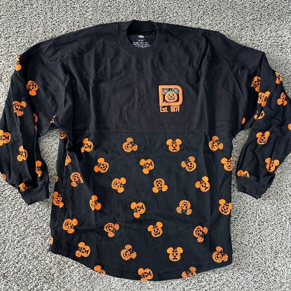 Disney Halloween Spirit Jersey 2021 Pullover Size Small Long Sleeve - Picture 1 of 6